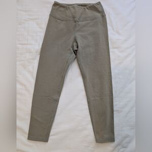 Mate The Label Sage Green Organic Cotton Midi Leggings Small